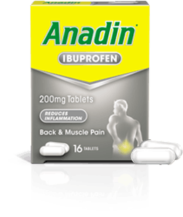 ANADIN IBUPROFEN 200MG TABLETS ANADIN IBUPROFEN 200MG TABLETS