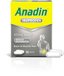 ANADIN IBUPROFEN 200MG TABLETS