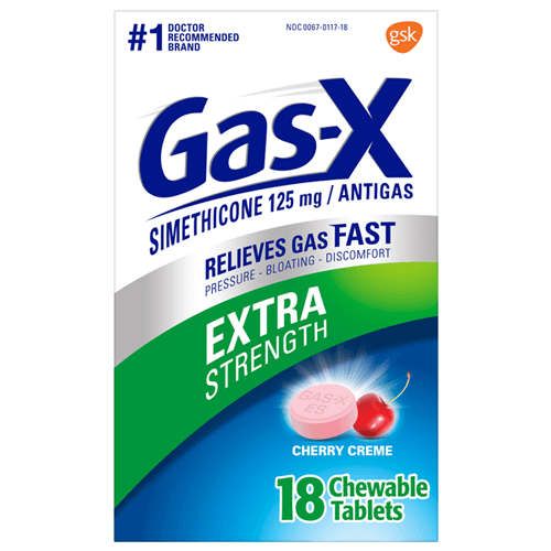 Gas-X is the #1 doctor recommended brand in gas relief. Relieve gas FAST with Gas-X because nothing works faster