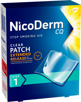 The NicoDerm CQ patch is designed with Extended Release SmartControl® Technology to help prevent the urge to smoke all day 