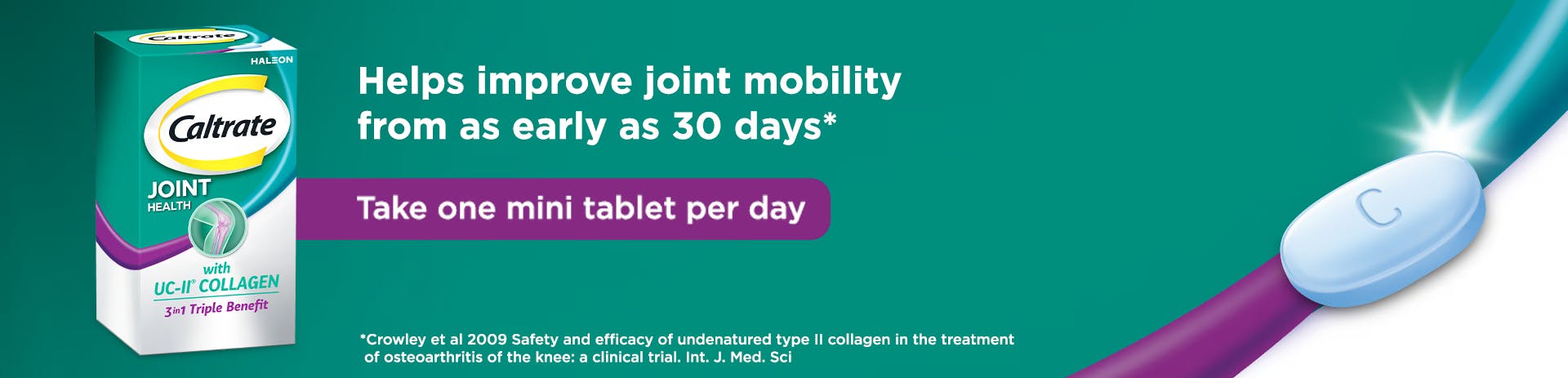 Caltrate Joint Health banner