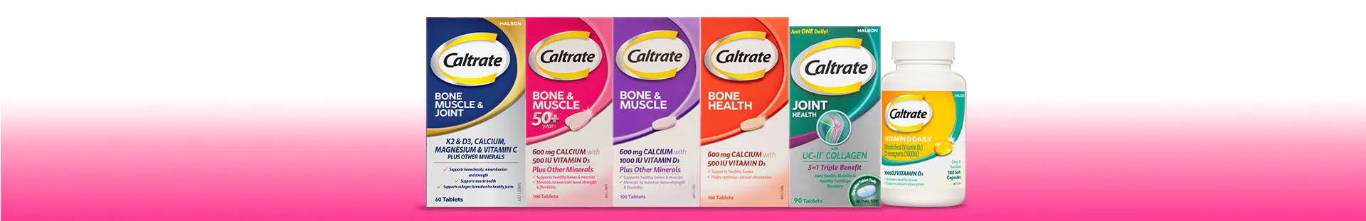 Caltrate product range