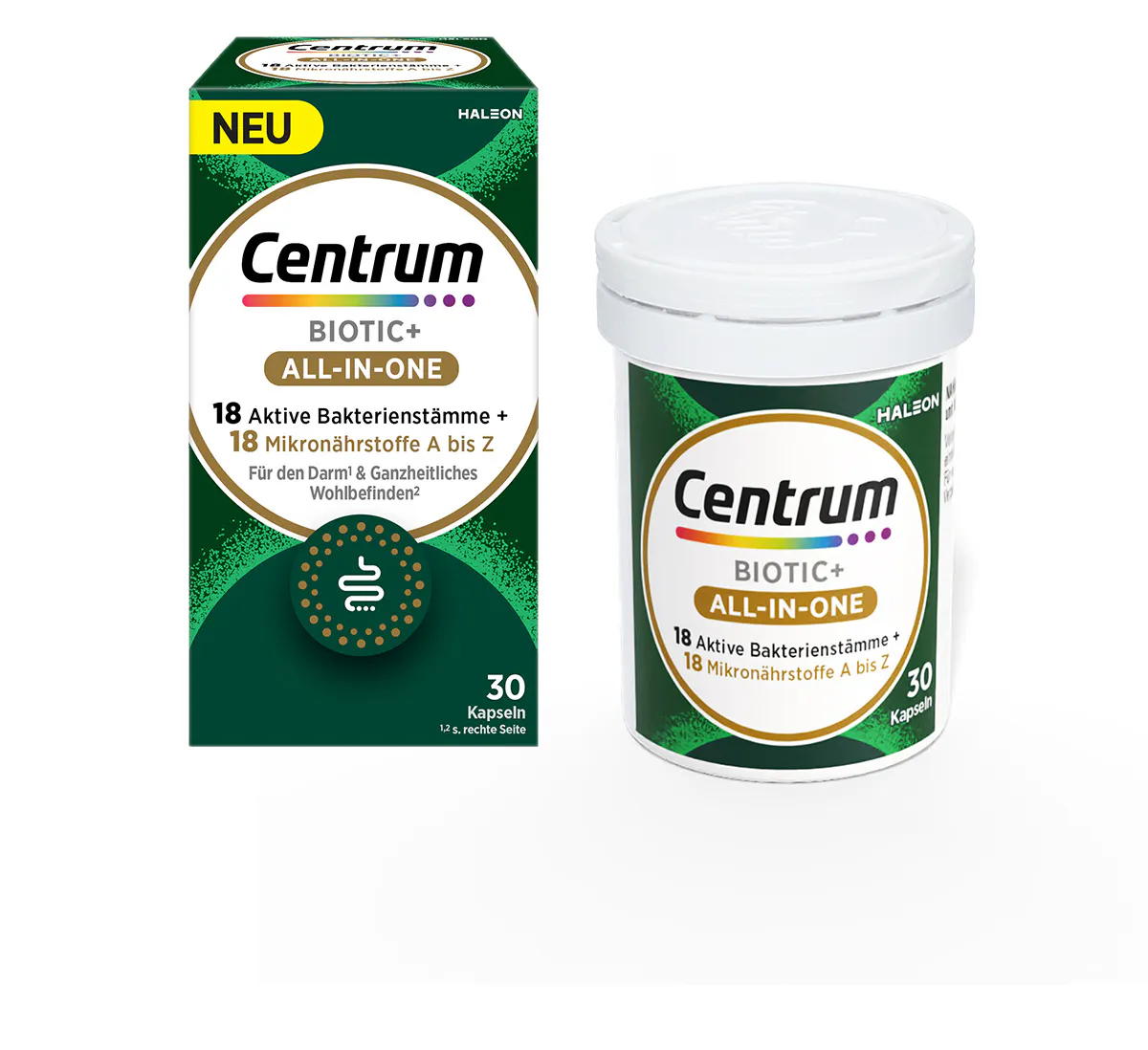 Produktverpackung Biotic+ All-in-One