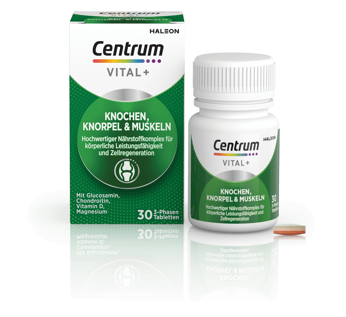 Produktverpackung Vital+ Knochen, Knorpel & Muskeln