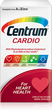 Centrum Cardio package design Centrum Cardio package design