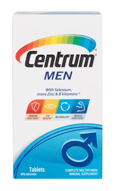 Centrum Men package design 