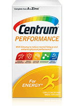 Centrum Performance package design 