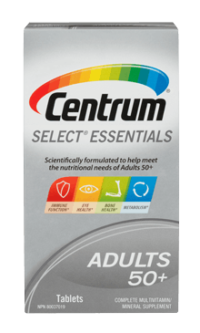 Centrum  Essentials package design 