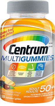 Centrum MultiGummies package design