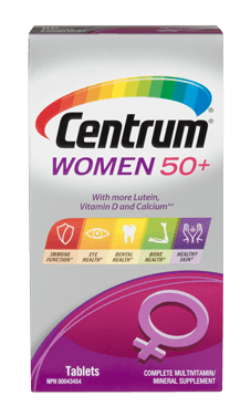 Centrum Women 50+ package design 