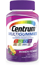 Centrum MultiGummies Women package design 