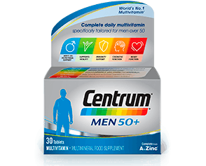 Product visual of Centrum Men 50+