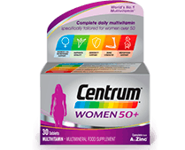 Product visual of Centrum Women 50+