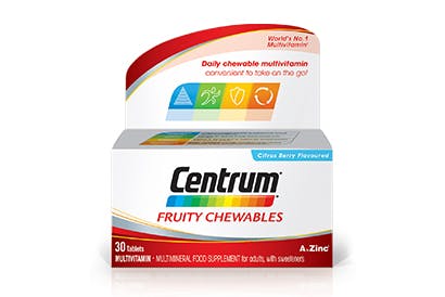 Product visual of Centrum Fruity Chewables