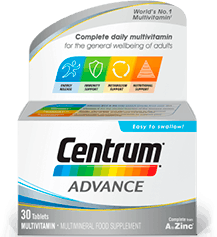 Product visual of Centrum Advance