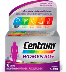 Product visual of Centrum Women 50+