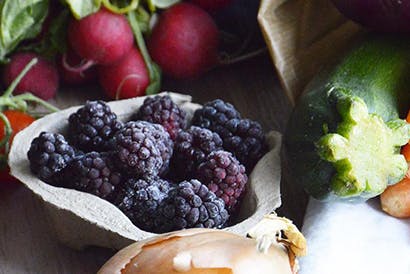 Variety of vegetables.