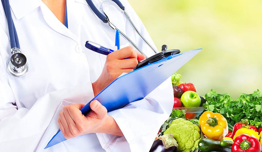 Healthy food and doctor thumbnail