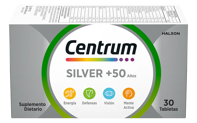 Centrum silver + 50  