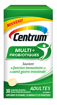 Image de l’emballage de Centrum Multi+Probiotiques