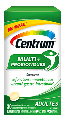 Image de l’emballage de Centrum Multi+Probiotiques Image de l’emballage de Centrum Multi+Probiotiques