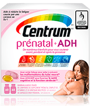 Image de l’emballage de Centrum prénatal + ADH