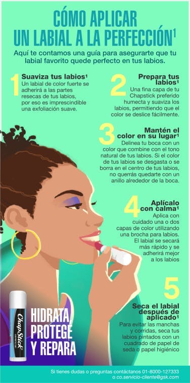 Cómo aplicar un labial a la perfección en 5 pasos.