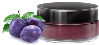 Gommage exfoliant pour les lèvres Prune sucrée Gommage exfoliant pour les lèvres Prune sucrée
