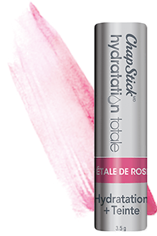 Baume pour les lèvres Hydratation totale, hydratation plus teinte Pétale de rose 