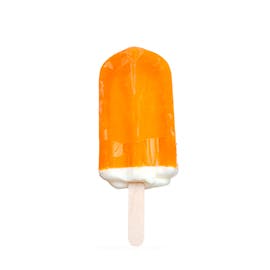 Orange and white Orange and Cream Ice Pop