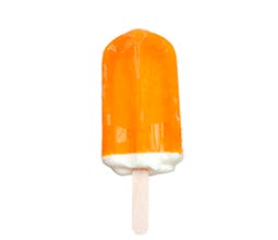 Orange and white Orange and Cream Ice Pop