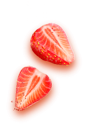 Strawberry slices