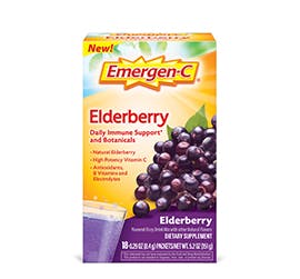 Box of Emergen-C Botanicals Elderberry