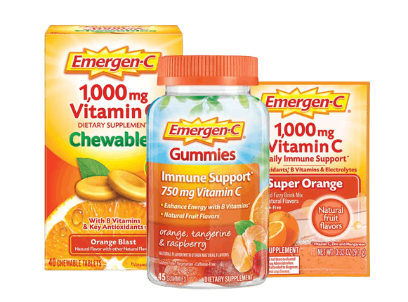 Emergen-C Daily Immune Support products
