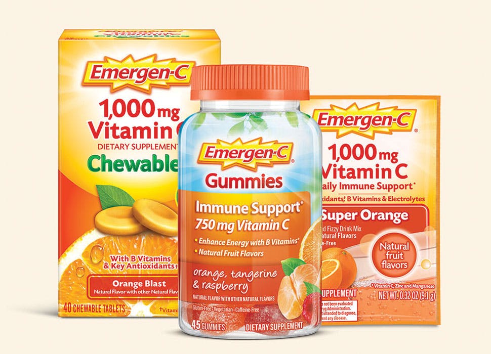 Kidz Sparkly Strawberry Crystals For Immune Support | Emergen-C