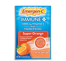 Packet of Emergen-C Immune+ in Super Orange