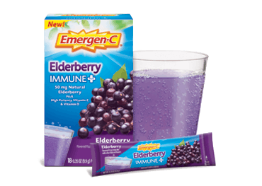 Box of Emergen-C Daily Immune Support Gummies and Botanicals in Immune+ Elderberry Box of Emergen-C Daily Immune Support Gummies and Botanicals in Immune+ Elderberry