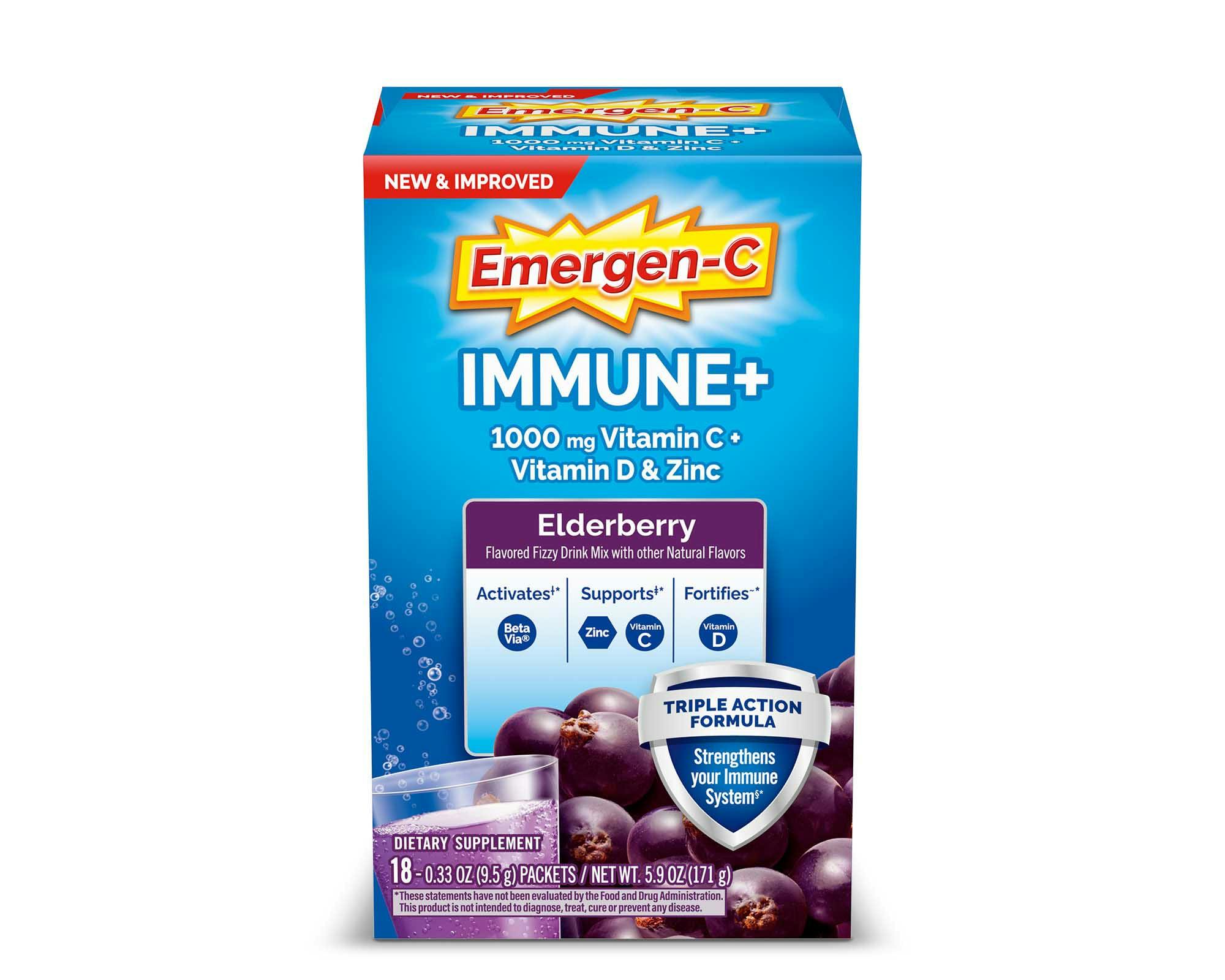 Immune+ Elderberry with Triple Action product