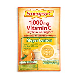 Packet of Emergen-C Everyday Immune Support in Meyer Lemon flavor