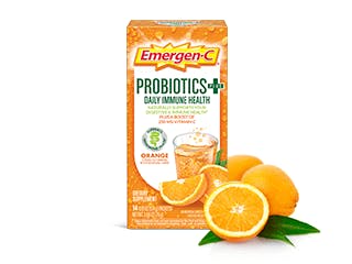 Package of Emergen-C Probiotics+ Orange