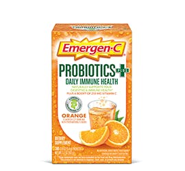 Box of Emergen-C Probiotics+ Super Orange Box of Emergen-C Probiotics+ Super Orange