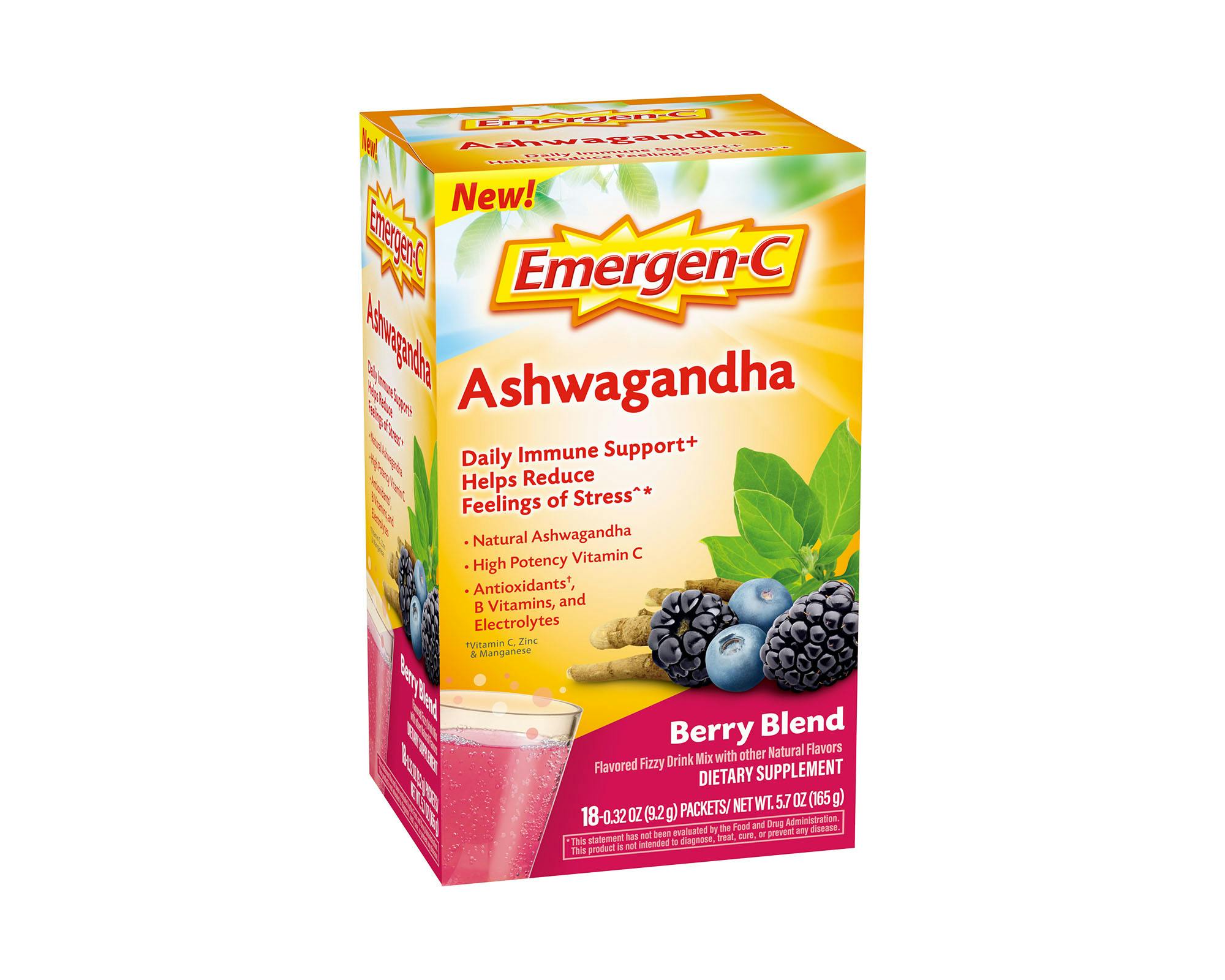 Ashwagandha Botanicals Immune Support box angled view