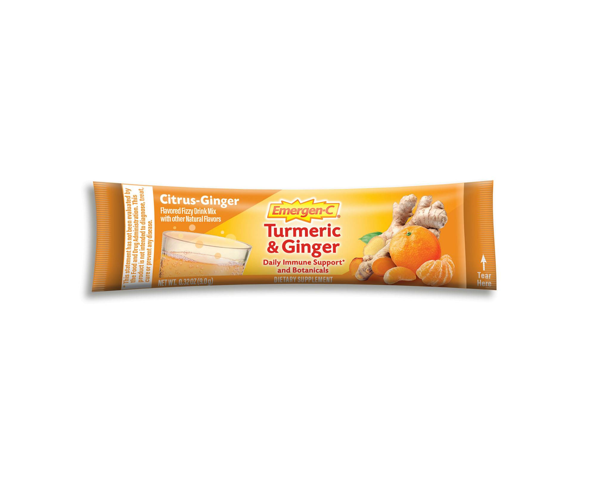Turmeric & Ginger Botanicals Immune Support packet