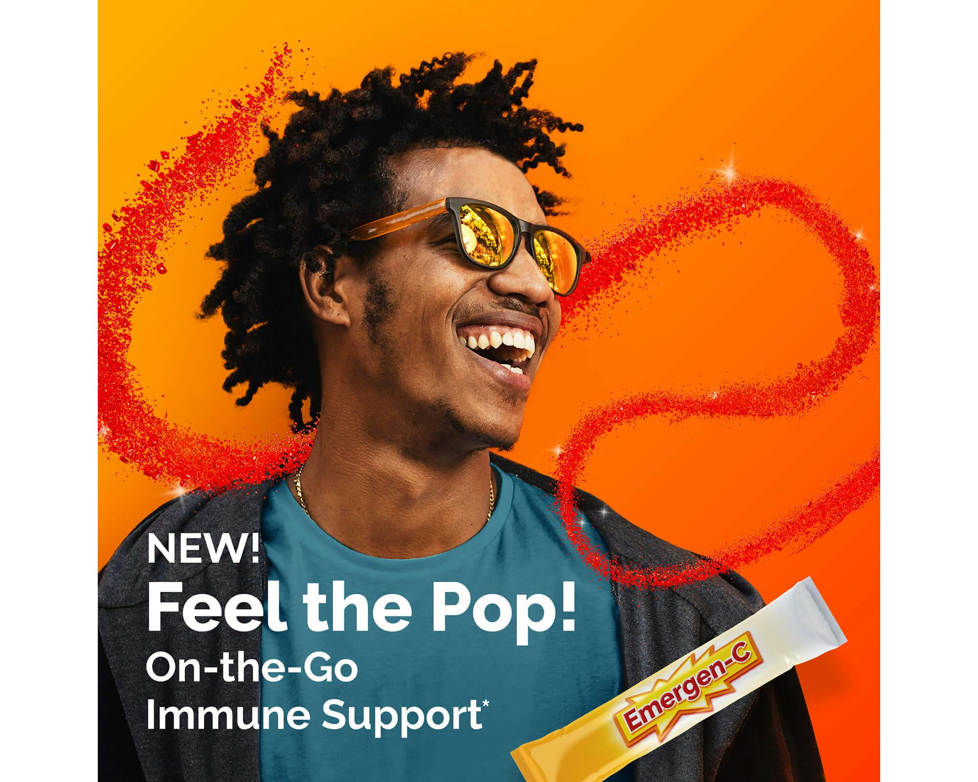 Strawberry Burst Crystals for Immune Support | Emergen-C