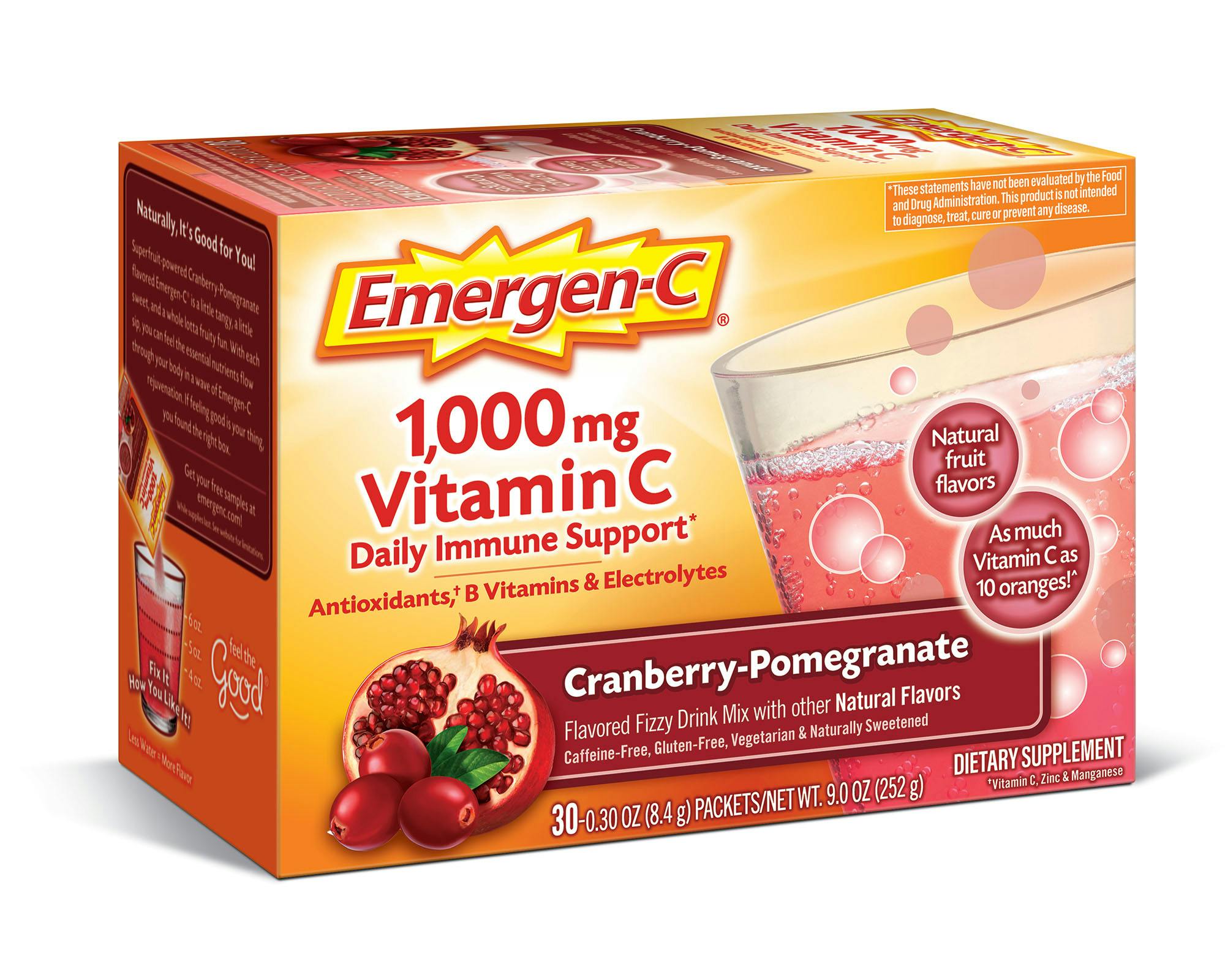 Cranberry-Pomegranate Original Immune Support box angled view