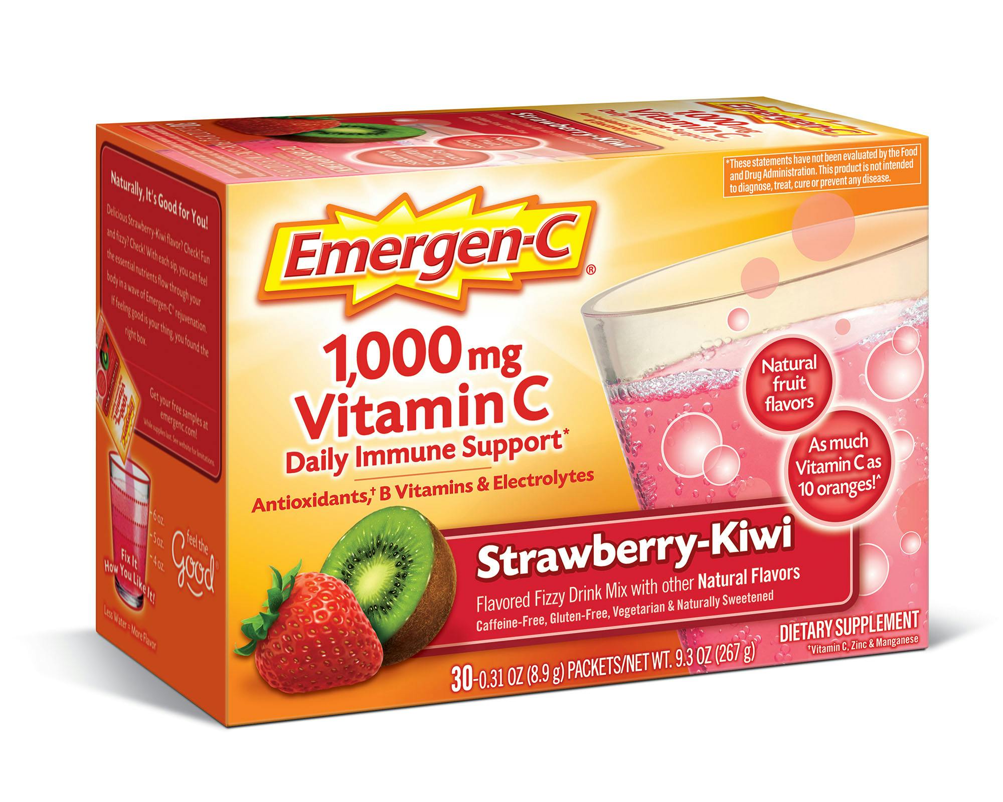 Strawberry-Kiwi Original Immune Support box angled view