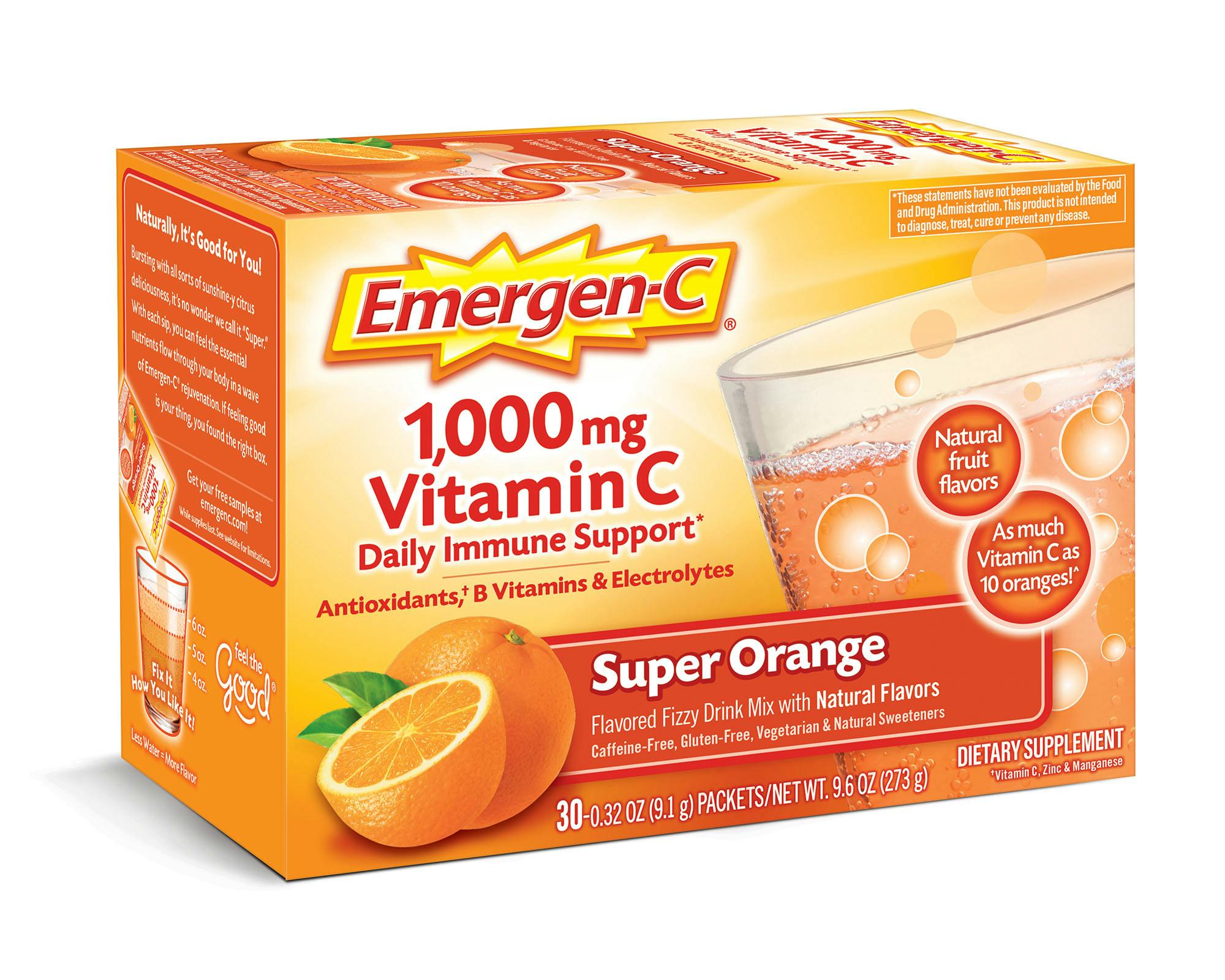 Super Orange Original Formula Immune Support box angled view