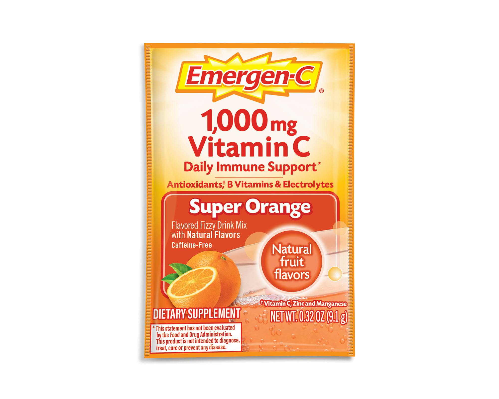 Super Orange Original Formula Immune Support packet