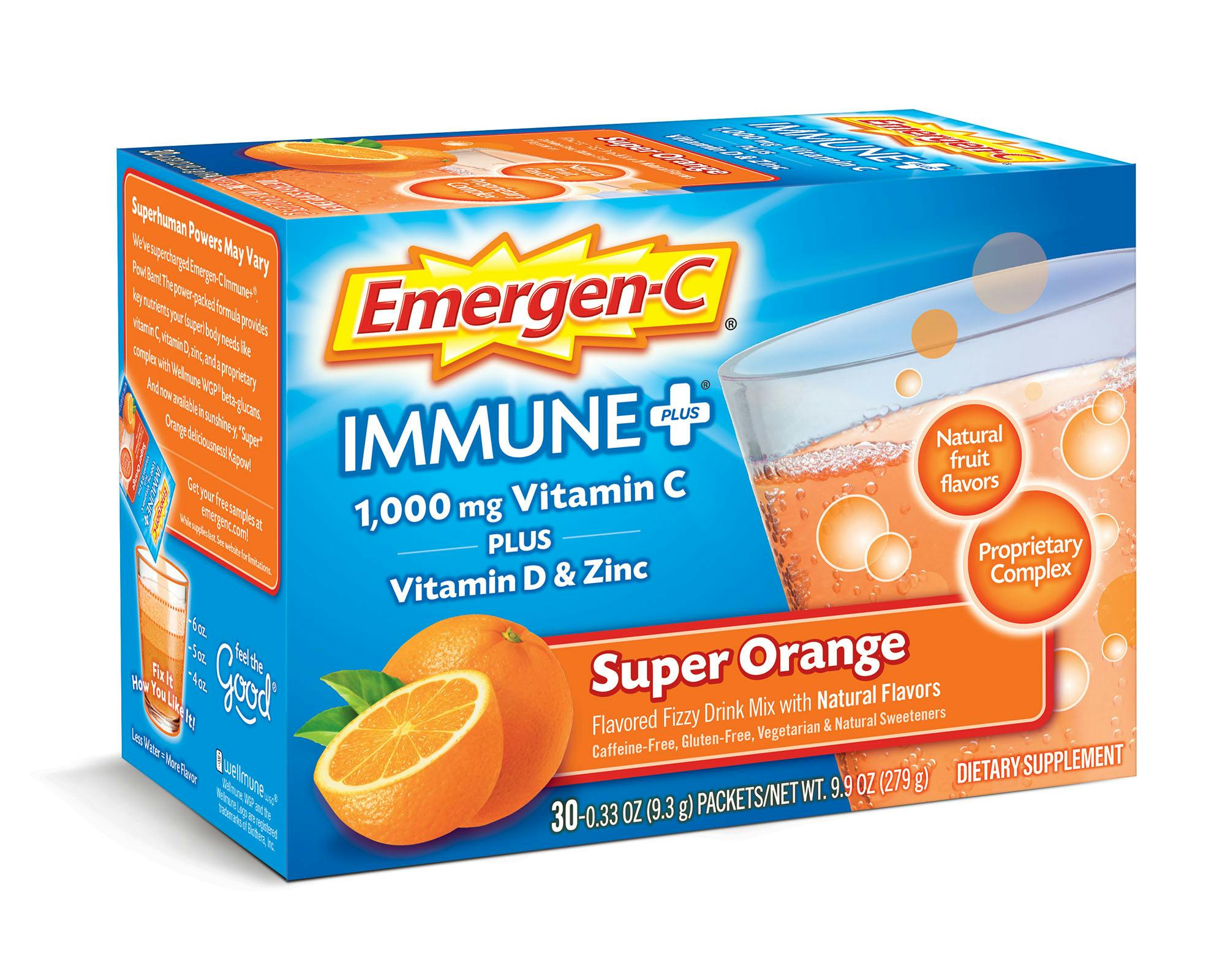 Super Orange Immune+ Support box angled view