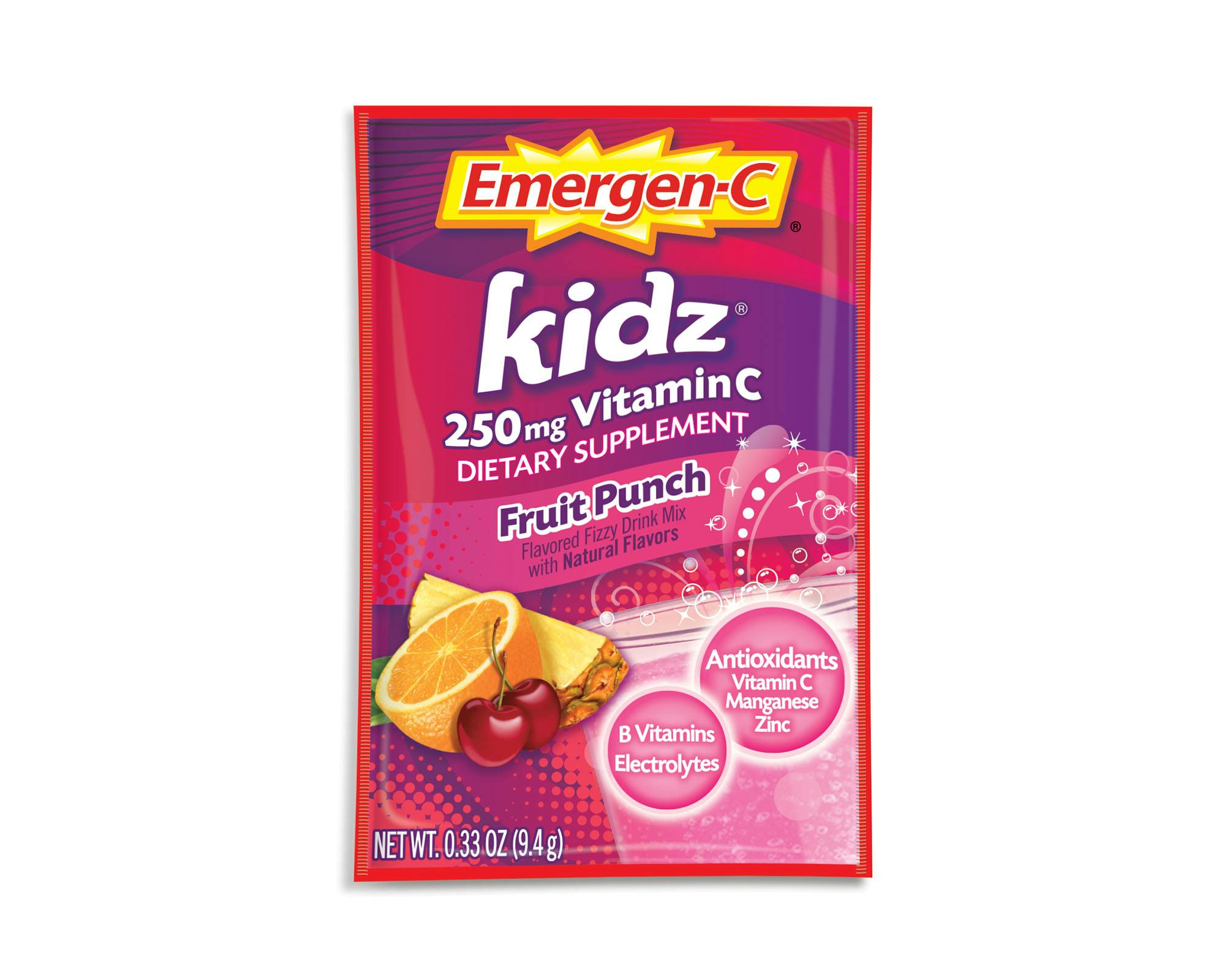 Kidz Fruit Punch Immune Support packet